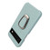 Google Pixel 6 Ring Holder Litchi Texture Genuine Leather Phone Case - Cyan