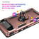 Google Pixel 6 Shockproof TPU + PC Protective Case with 360 Degree Rotating Holder - Rose Gold