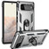 Google Pixel 6 Shockproof TPU + PC Protective Case with 360 Degree Rotating Holder - Silver