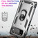 Google Pixel 6 Shockproof TPU + PC Protective Case with 360 Degree Rotating Holder - Silver
