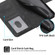 Google Pixel 6 Skin-feel Flowers Embossed Wallet Leather Phone Case - Black