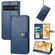 Google Pixel 6 Solid Color Leather Buckle Phone Case - Blue