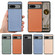 Google Pixel 6 Pro Carbon Fiber Texture Leather Back Cover Phone Case - Khaki