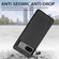 Google Pixel 6 Pro Carbon Fiber Texture Leather Back Cover Phone Case - Khaki