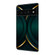 Google Pixel 6 Pro Crystal 3D Shockproof Protective Leather Phone Case - Gold Outline