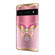 Google Pixel 6 Pro Crystal 3D Shockproof Protective Leather Phone Case - Pink Bottom Butterfly