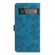 Google Pixel 6 Pro Flower Embossing Pattern Leather Phone Case - Blue