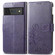 Google Pixel 6 Pro Four-leaf Clasp Embossed Buckle Mobile Phone Protection Leather Case with Lanyard & Card Slot & Wallet & Bracket Function - Purple Google Pixel 6 Pro Four-leaf Clasp Embossed Buckle Mobile Phone Protection Leather Case with Lanyard & Card Slot & Wallet & Bracket Function - Purple