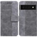 Google Pixel 6 Pro Geometric Embossed Leather Phone Case - Grey