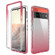 Google Pixel 6 Pro High Transparency Two-color Gradient PC + TPU Phone Protective Case - Red