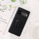 Google Pixel 6 Pro Leather Back Phone Case with Holder - Black Carbon Fiber Texture