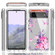 Google Pixel 6 Pro PC+TPU Transparent Painted Phone Case - Pink Flower