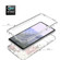 Google Pixel 6 Pro PC+TPU Transparent Painted Phone Case - Rose