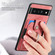 Google Pixel 6 Pro Retro Skin-feel Ring Card Wallet Phone Case - Brown