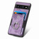 Google Pixel 6 Pro Retro Skin-feel Ring Card Wallet Phone Case - Purple