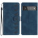 Google Pixel 6 Pro Seven Butterflies Embossed Leather Phone Case - Blue