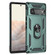Google Pixel 6 Pro Shockproof TPU + PC Protective Case with 360 Degree Rotating Holder - Dark Green
