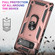 Google Pixel 6 Pro Shockproof TPU + PC Protective Case with 360 Degree Rotating Holder - Rose Gold