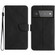 Google Pixel 6 Pro Stitching Embossed Leather Phone Case - Black