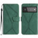 Google Pixel 6 Pro Stitching Embossed Leather Phone Case - Green