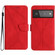 Google Pixel 6 Pro Stitching Embossed Leather Phone Case - Red