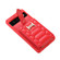 Google Pixel 6 Pro Vertical Card Bag Ring Holder Phone Case with Dual Lanyard - Red