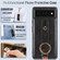Google Pixel 6 Pro Wristband Leather Back Phone Case - Black
