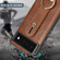 Google Pixel 6 Pro Wristband Leather Back Phone Case - Brown