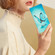 Google Pixel 6a Colored Drawing Leather Phone Case - Blue Butterfly