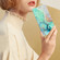 Google Pixel 6a Colored Drawing Leather Phone Case - Green Marble
