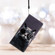 Google Pixel 6a Colored Drawing Leather Phone Case - Sunglasses Cat