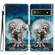 Google Pixel 6a Colored Drawing Leather Phone Case - Twin Wolves