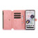 Google Pixel 6a Dream 9-Card Wallet Zipper Bag Leather Phone Case - Pink