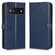 Google Pixel 6a Honeycomb Dot Texture Leather Phone Case - Blue
