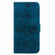 Google Pixel 6a Lily Embossed Leather Phone Case - Dark Blue