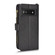 Google Pixel 6a Litchi Texture Zipper Leather Phone Case - Black