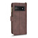 Google Pixel 6a Litchi Texture Zipper Leather Phone Case - Brown