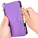 Google Pixel 6a Litchi Texture Zipper Leather Phone Case - Purple