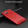 Google Pixel 6A MOFI Gentleness Brushed Carbon Fiber Soft TPU Case - Red