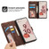 Google Pixel 6a Skin-feel Flowers Embossed Wallet Leather Phone Case - Brown