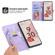 Google Pixel 6a Skin-feel Flowers Embossed Wallet Leather Phone Case - Purple