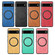 Google Pixel 6A Solid Color Leather Phone Case - Blue