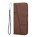 Google Pixel 6a Stitching Calf Texture Buckle Leather Phone Case - Brown