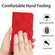 Google Pixel 6a Stitching Embossed Leather Phone Case - Red