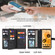 Google Pixel 6a Zipper Wallet Detachable MagSafe Leather Phone Case - Black