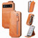Google Pixel 6a Zipper Wallet Vertical Flip Leather Phone Case - Brown