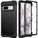 Google Pixel 7 5G 3 in 1 Shockproof PC + Silicone Protective Phone Case - Black