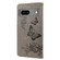 Google Pixel 7 5G Butterfly Embossed Horizontal Flip Leather Phone Case - Grey