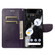 Google Pixel 7 5G Butterfly Flower Pattern Flip Leather Phone Case - Dark Purple