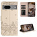 Google Pixel 7 5G Cat Embossing Pattern Leather Phone Case with Lanyard - Beige